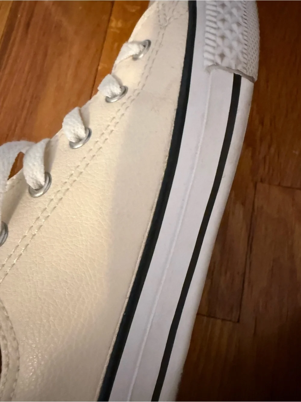 Converse Kids Cream White Low-Top Sneakers